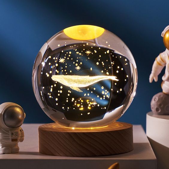 Galaxy Crystal Lamp
